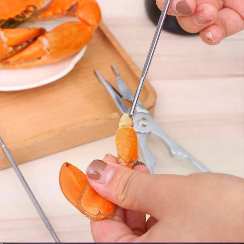 Seafood Crackers Crab Opener Clip Leg Sheller Nuts Forks Lobster Zpaxo