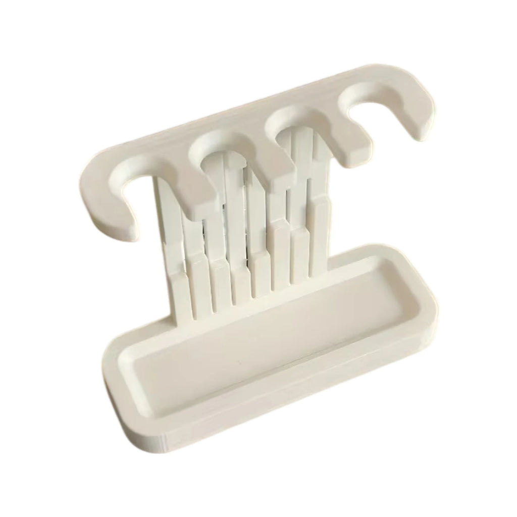 Tooth Brushing Holder 3D Printed Brush Head Organizer Drain Tray