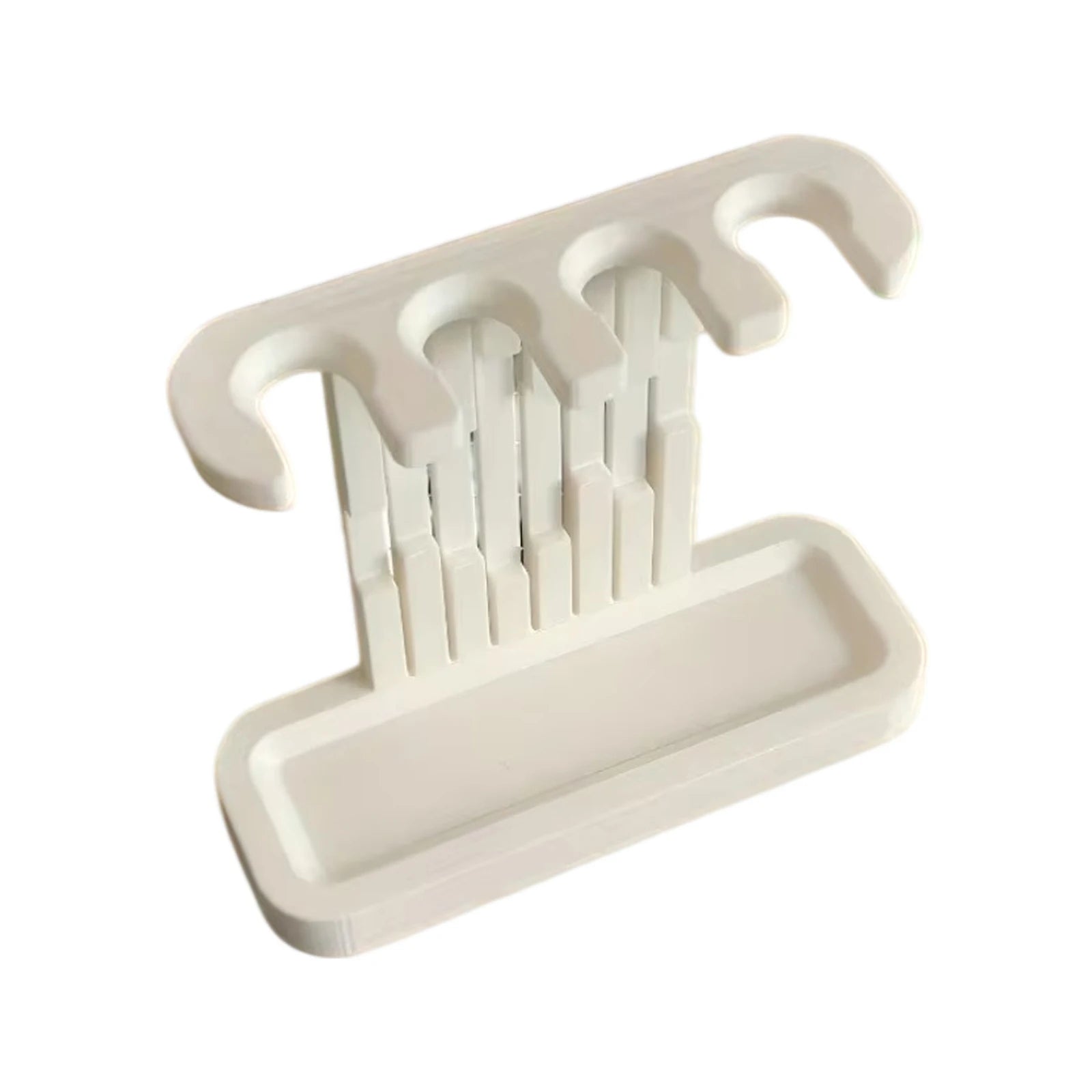 Tooth Brushing Holder 3D Printed Brush Head Organizer Drain Tray