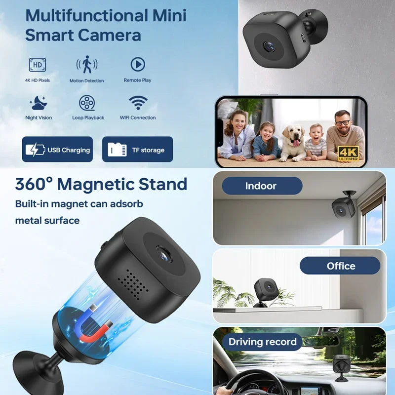 6K Mini Security Camera Wireless Wifi Monitoring Protection Remote