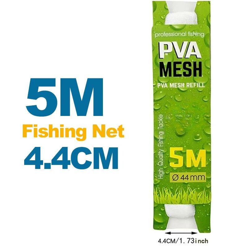 5M Water-Soluble Mesh Carp Fishing Feeder Nest 18–44MM