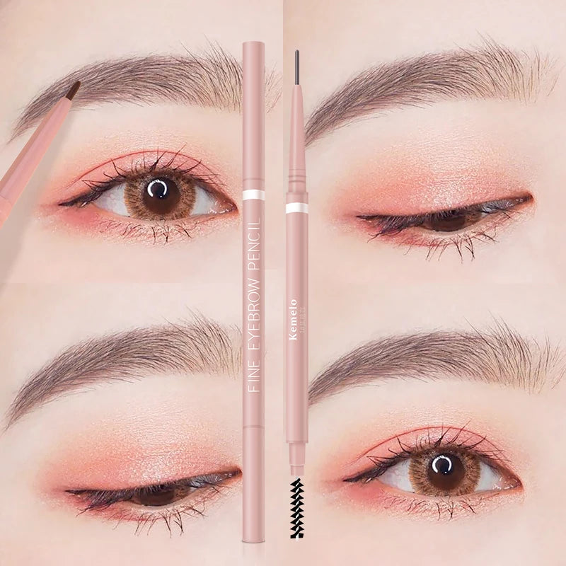 Ultra Fine Double-ended Eyebrow Pencil Waterproof Long Lasting