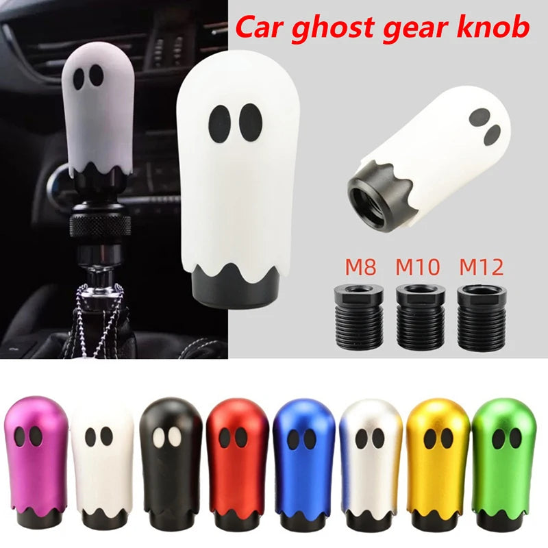 Halloween Ghost Gear Shift Knob 86mm | M8 M10 M12 – 8 Colors