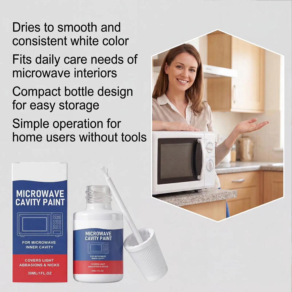 Microwave Cavity Paint Food Safe Appliance Touchup Repair Coating