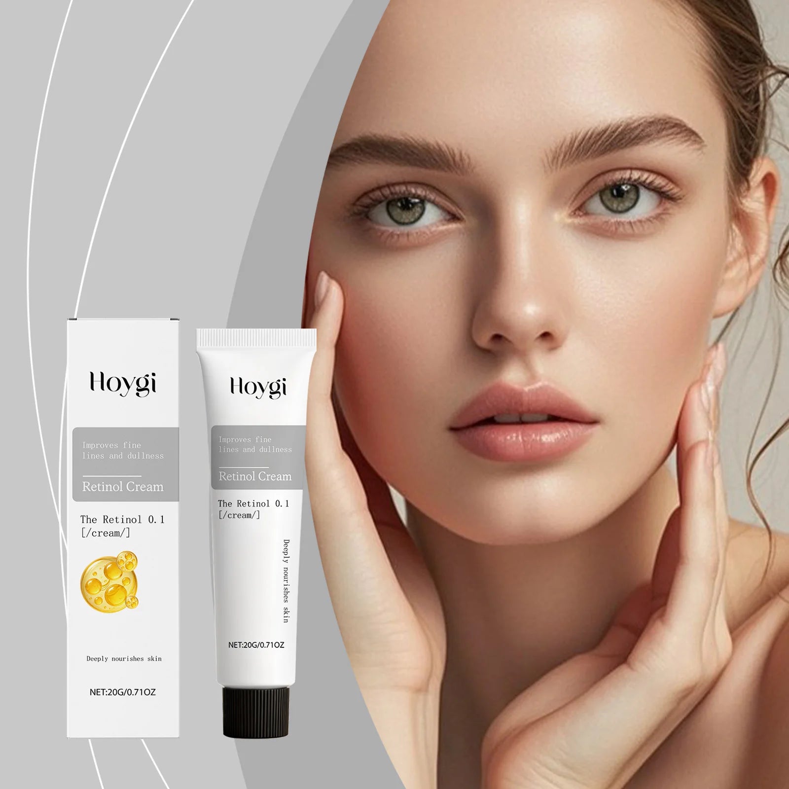 Hoygi Retinol Moisturizing Cream – Brighten & Hydrate Skin Retinol Face Cream Zpaxo