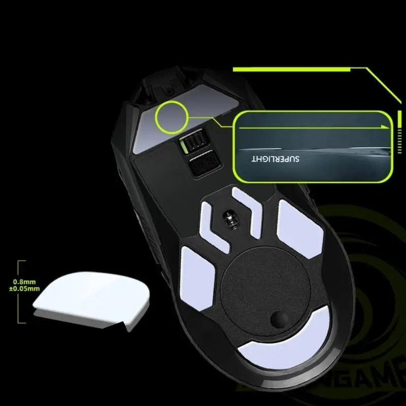 652F Mouse Skates Feet Pads Sticker G903 LIGHTSPEED Rounded Curved Zpaxo