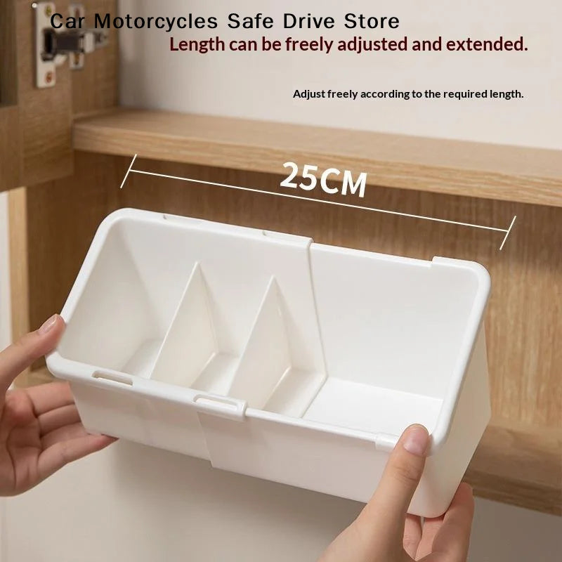 CM1 Multifunctional Adjustable Telescopic Storage Box Multi-purpose