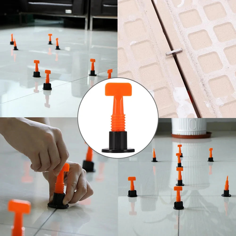 Floor Tile Leveling System Clips Spacers Porcelain Ceramic Leveler Zpaxo