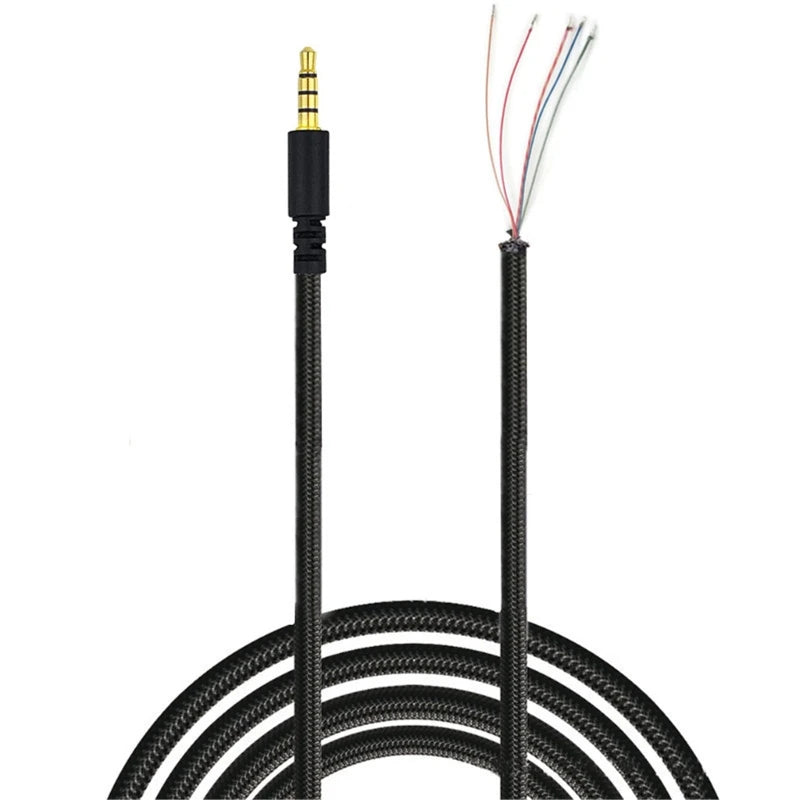 Headphone Cable Male Plug Jack Connector Audio Cord Line Hyper X