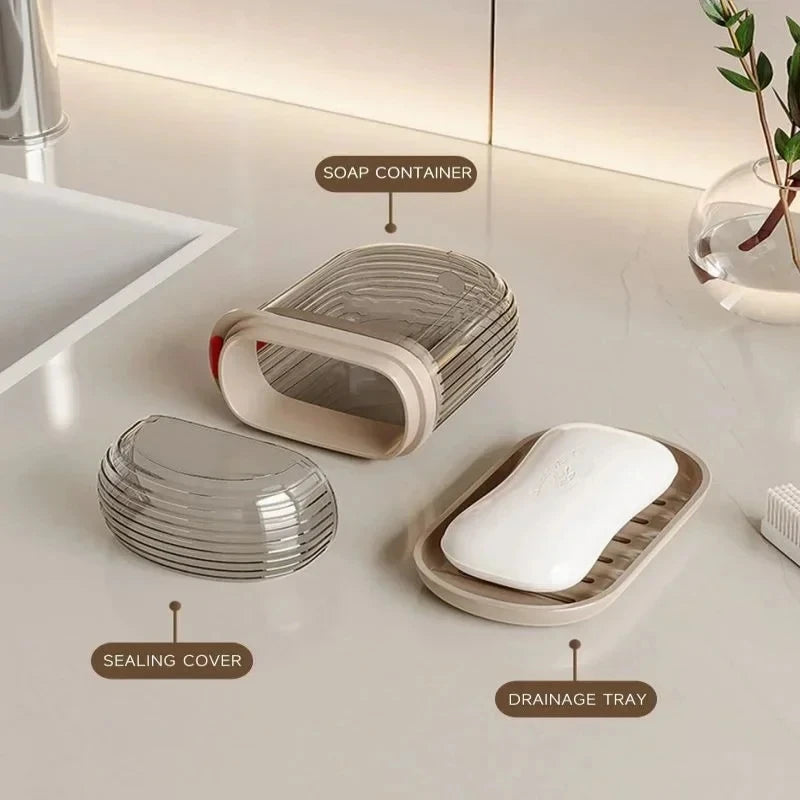 Portable Waterproof Travel Soap Dish Box – Camping & Bathroom