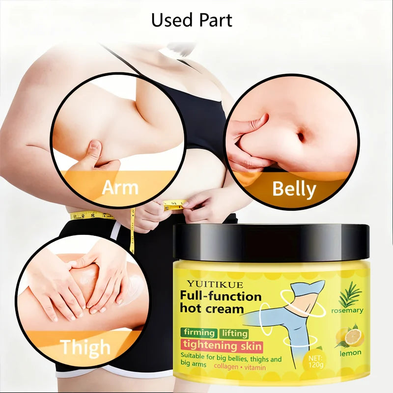 YUITIKUE Hot Sculpting Firming Cream 120g – Belly, Thighs & Arms Body Sculpting Cream Zpaxo