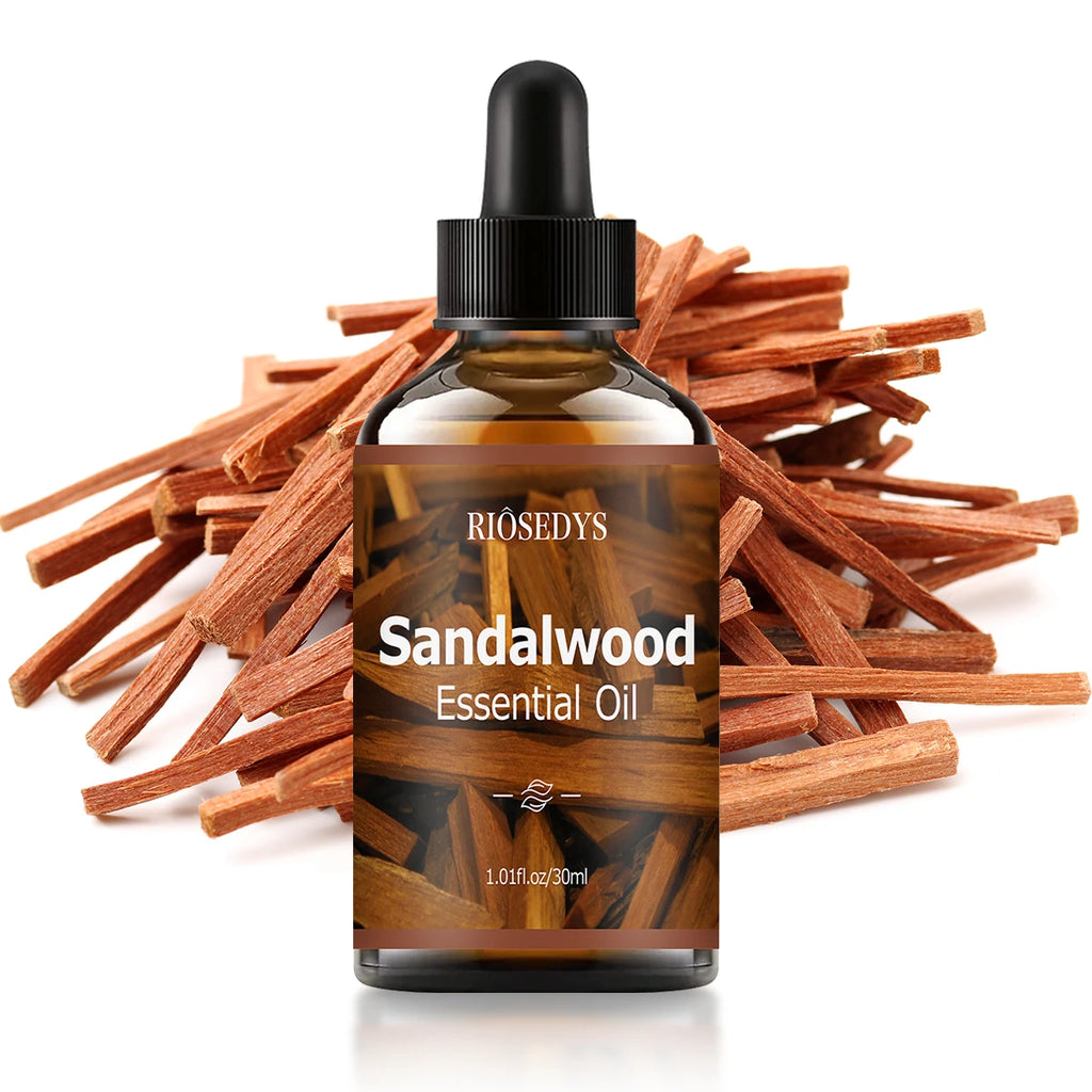 SANDALWOOD ESSENTIAL OIL moisturizing and nourishing massage oil suitable for skincare, fragrance, massage, and all skin types. Zpaxo 30ml SANDALWOOD Other