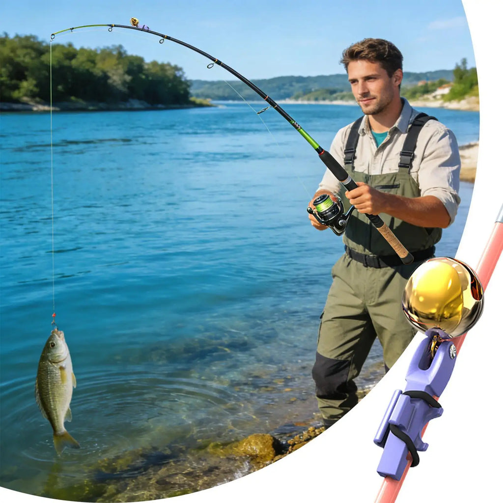 5pcs Fishing Bite Alarm Waterproof Sensitive Loud Ice Fishing Bells Bite Indicator For Angler Fisherman Men Dad Saltwater Zpaxo