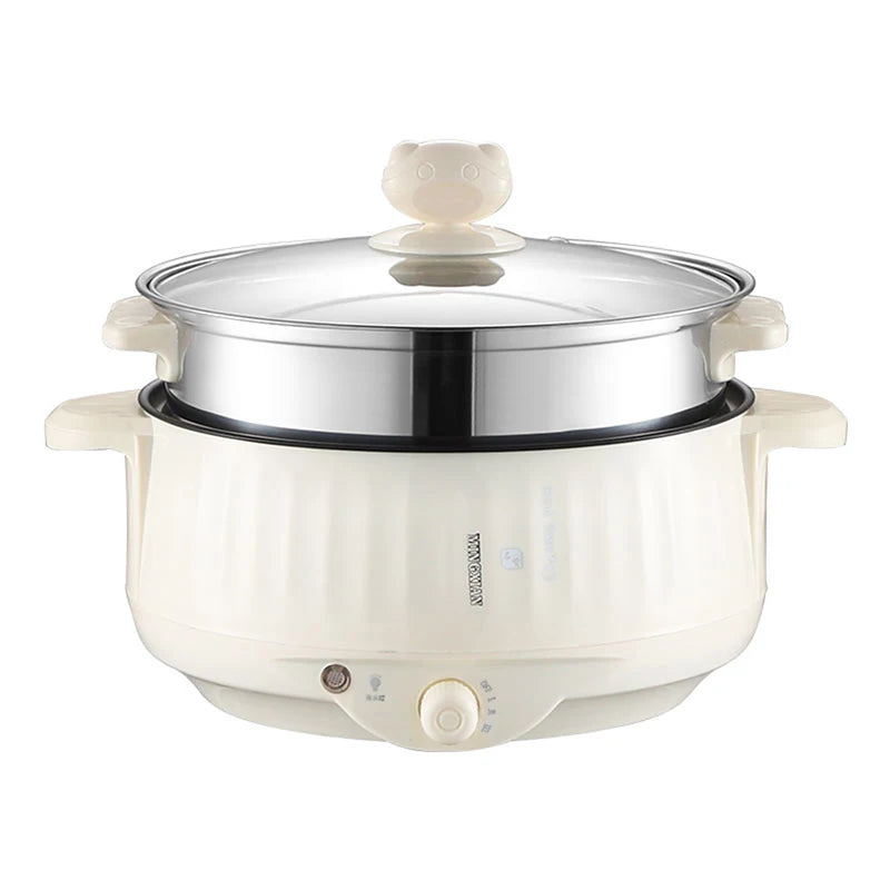 220V Multi Cookers Single/Double Layer Electric Pot 1-2 People Household Non-stick Pan Hot Pot Rice Cooker Cooking Appliances Zpaxo