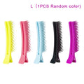 Professional Hair Grip Clamps Salon Hair Section Cutting Clips Comb Barber Dyeing Perm Hair Pins Home DIY Barrette Hair Styling Zpaxo L-1pc random color