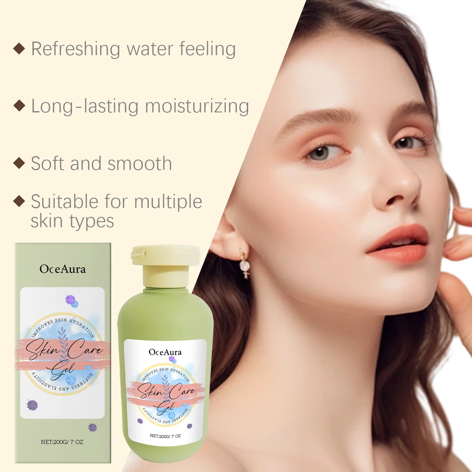 200g Skin Care Gel Moisturizes Repairs The Skin, Providing Nourishment To Reduce Dryness,tighten,lift,brighten Skincare Cream Zpaxo