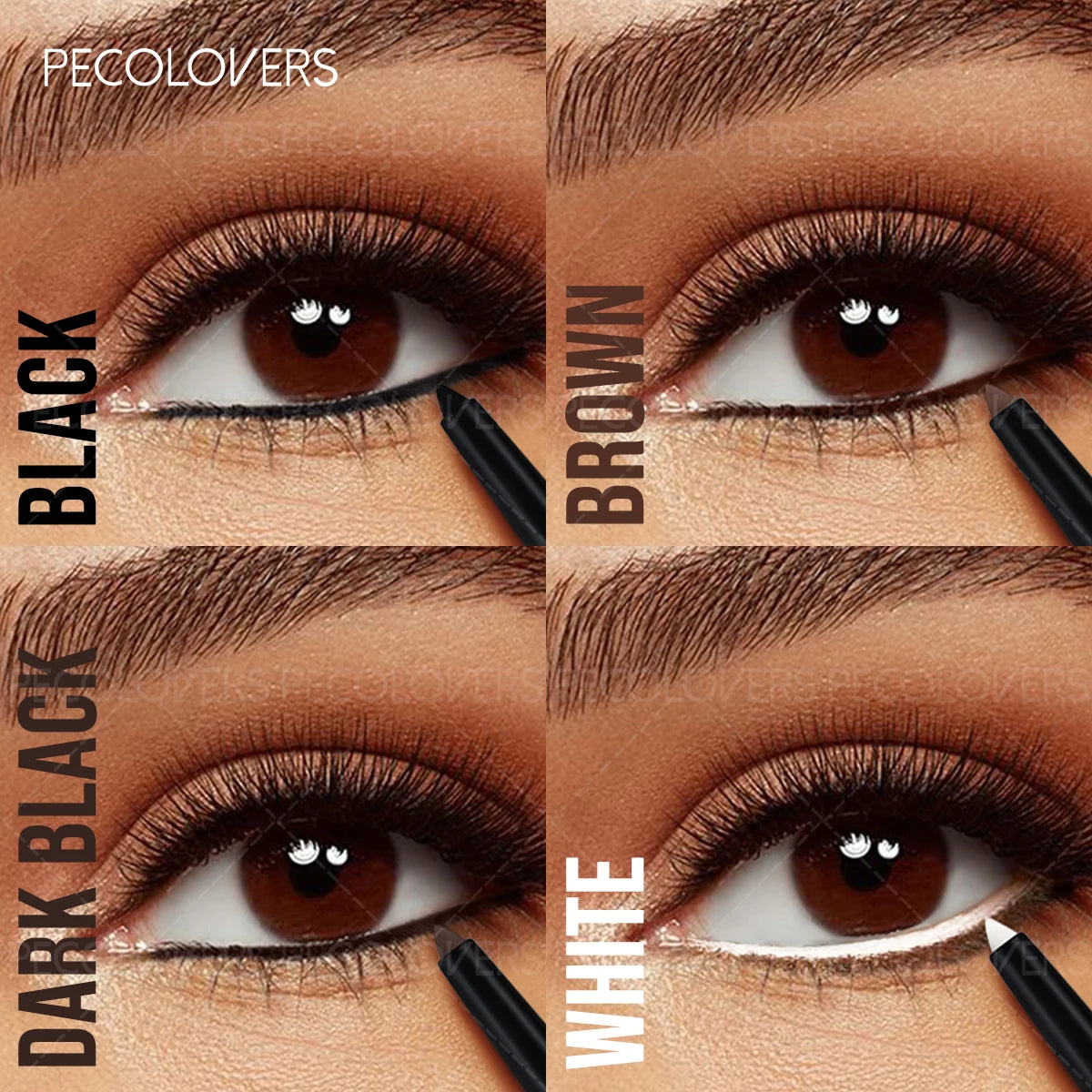 1PC Matte Eyeliner Gel Pencil - Dual-Ended ,Long-Lasting Waterproof & Smudge-Proof, Precise Tip for Easy Control Zpaxo