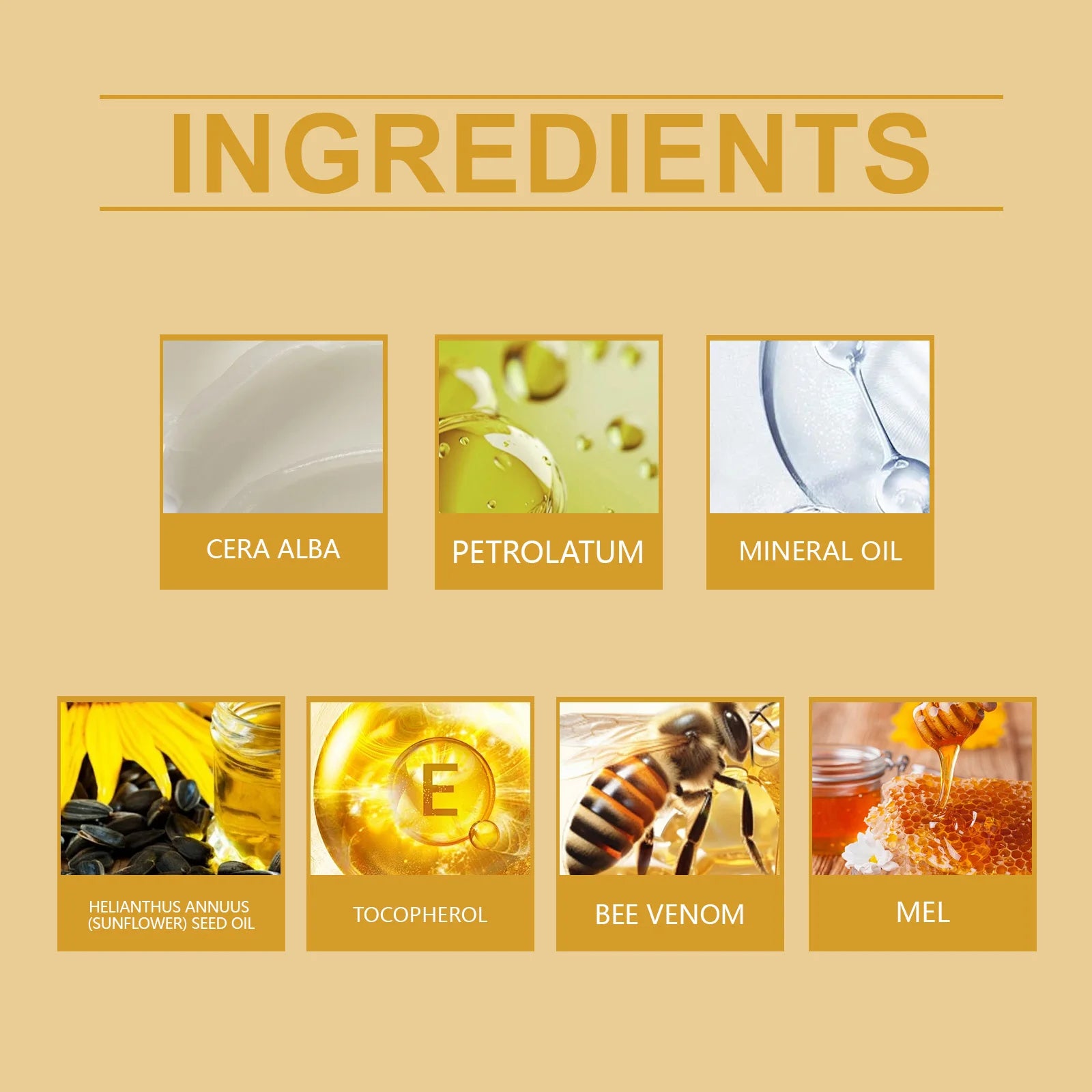Hoygi Bee Venom Firming Serum Stick Anti Wrinkle Cream Lifts Tightens the Skin Solving Wrinkles Fine Lines Natural Serum Zpaxo