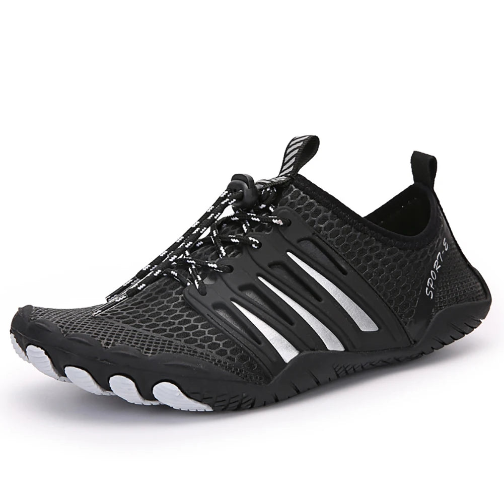 Barefoot Swim Beach Pool Aqua Sports Shoes Quick Dry Wading Outdoor Zpaxo black 39