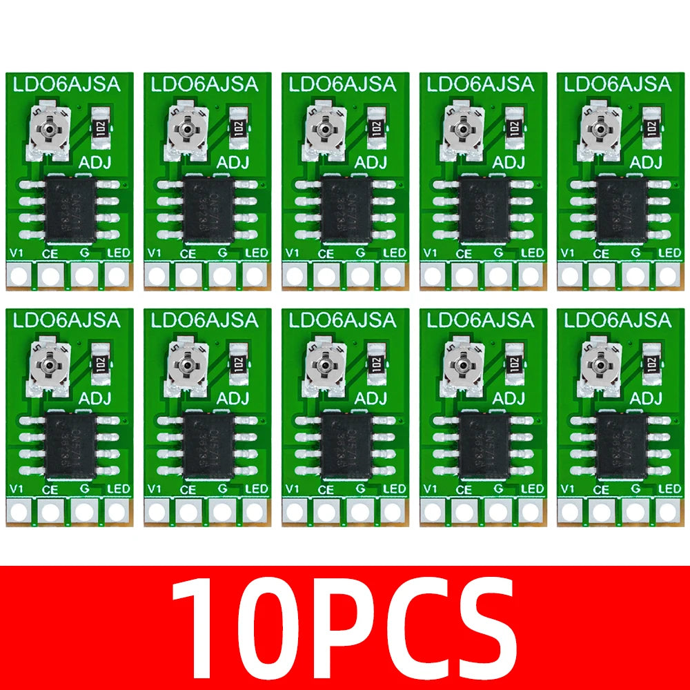 30-1500MA Adjustable Constant Current LED Driver DC 3 3V 7V 4 2V 5V Zpaxo 10PCS Model 1