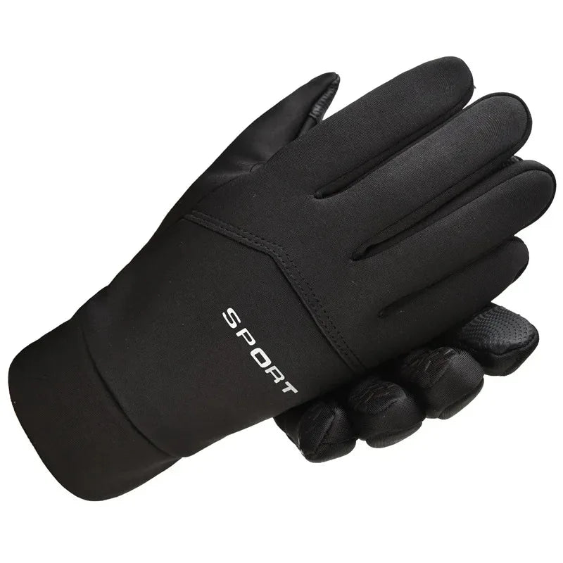 Outdoor Winter Warm Sports Runing Gloves Screen Touch Non-Slip Cycing Skiing Windproof Waterproof Full Finger Gloves Unisex Zpaxo