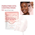 Korean Salmon DNA PDRN Mask Pink Vita Coating Sheet Mask Hydrate Firm Balance Glass Skin Facial Care Mask Zpaxo 1pc