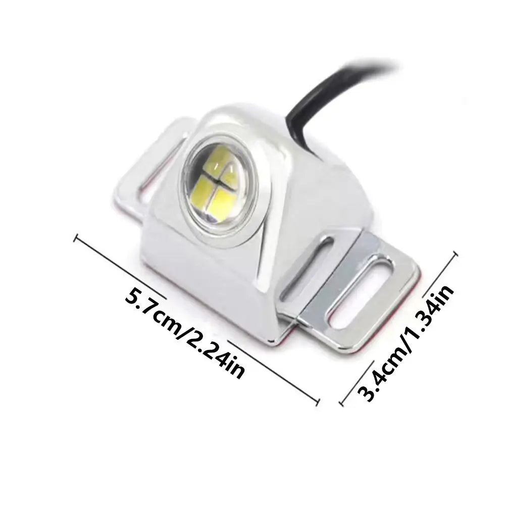 High Brightness Car Reversing Light Waterproof 12-24V Backup Tail Light Mini Size Easy To Install Reverse Auxiliary Light Night Zpaxo