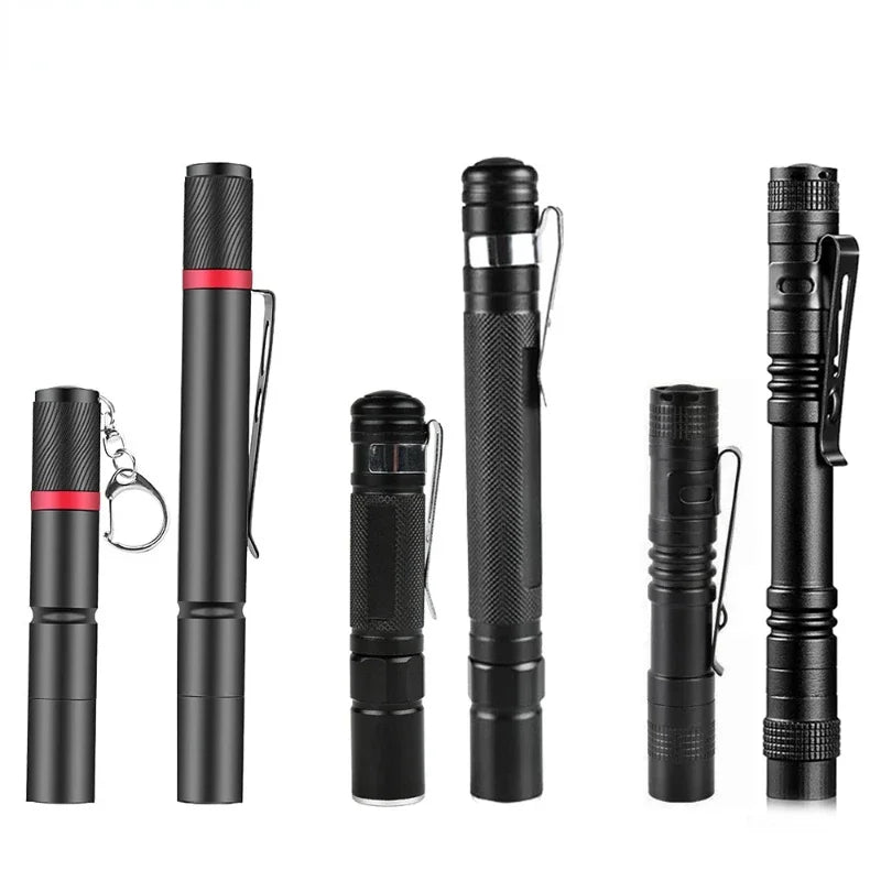 POCKETMAN Mini LED Pen Flashlight 600 Lumen Keychain Torch