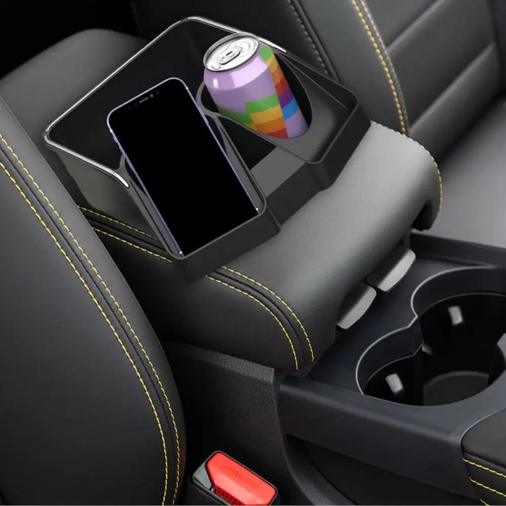 Plastic Automotive Cup Holders Wear-resistant Console Storage Double Zpaxo