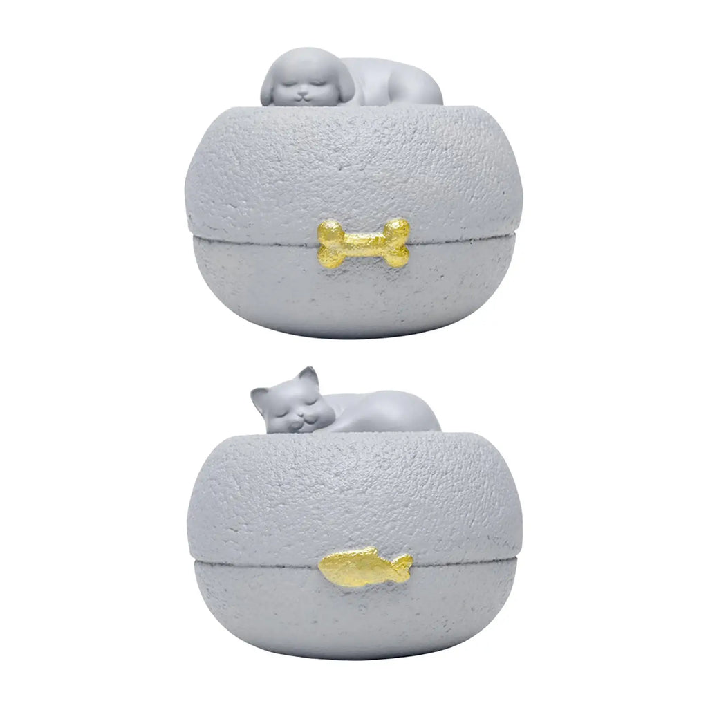 Pet Urn Cremation Memorial Urn Pets Supplies Keeping Precious Memories Urn Box for Burial Final Comforting Resting Place Funeral Zpaxo