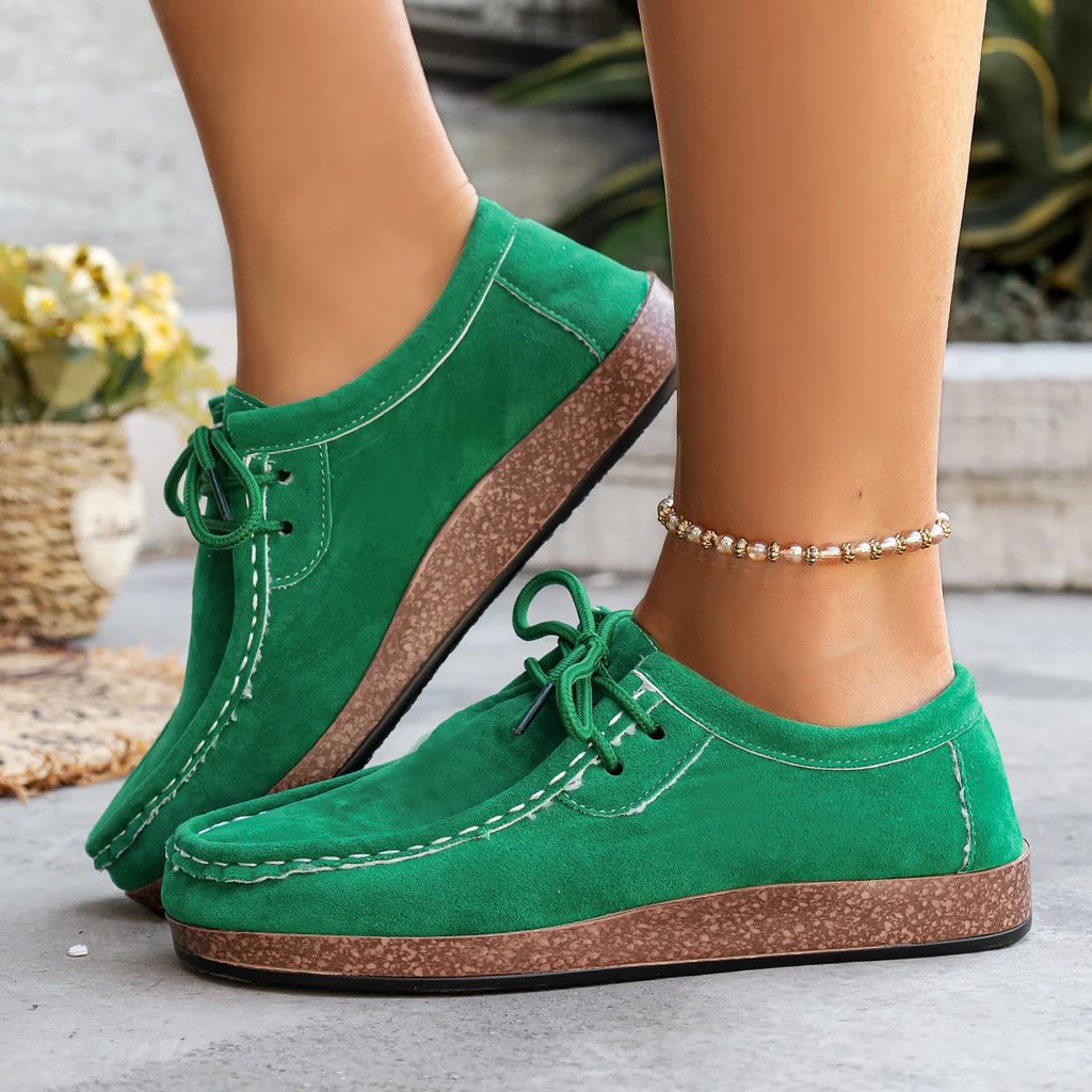 Plus Size Women Loafers Trend Casual Soft Sole Shoes Comfortable Spring 2025 New Style Sneakers Women Anti-Slip Flat Shoes Women Zpaxo