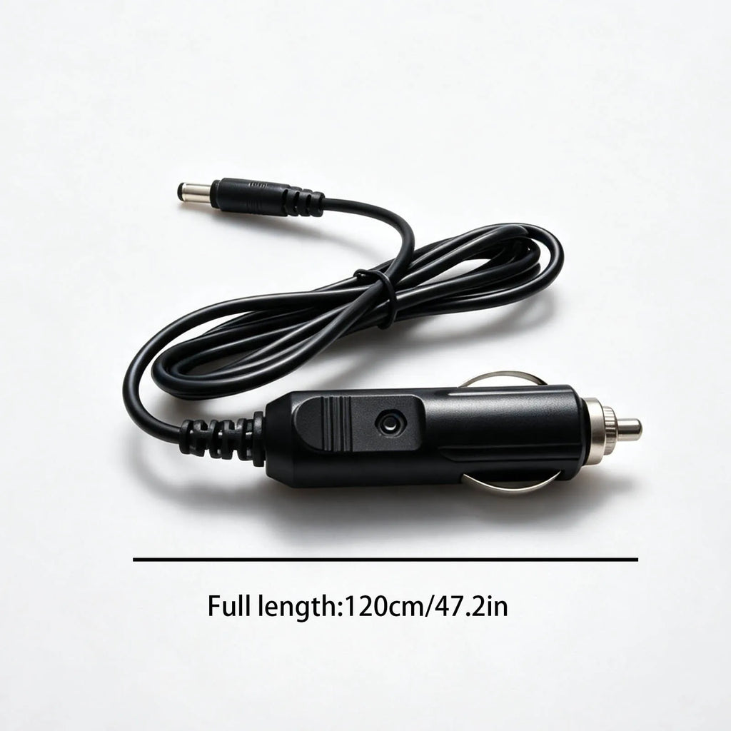 Portable 12V Car Cigarette Lighter Plug Power Suppy Cord Cable DC