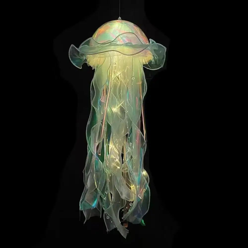 Jellyfish Atmosphere Night Light Button Battery Hanging Ceiling