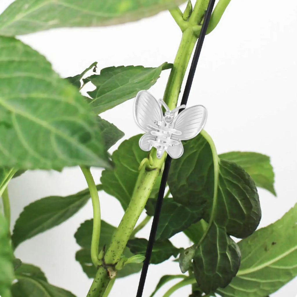 10-Pack Plant Vine Clips – Orchid, Tomato & Climbing Support Plant Support Clips Zpaxo