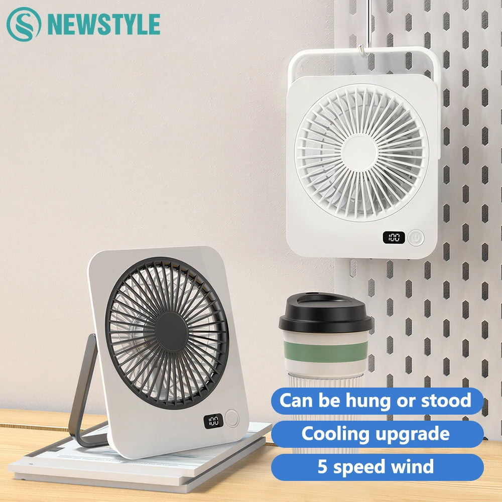 Ultra Thin Silent USB Desk Fan Powerful Portable Mini Low Noise Zpaxo