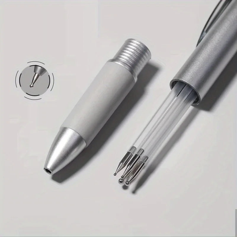 Nail Dotting Pen Nail Art Dotting Tools in Ballpoint Pen Design Nail Art Tip Dot Paint Manicure Kit for Dot Drawing Home Salon Zpaxo