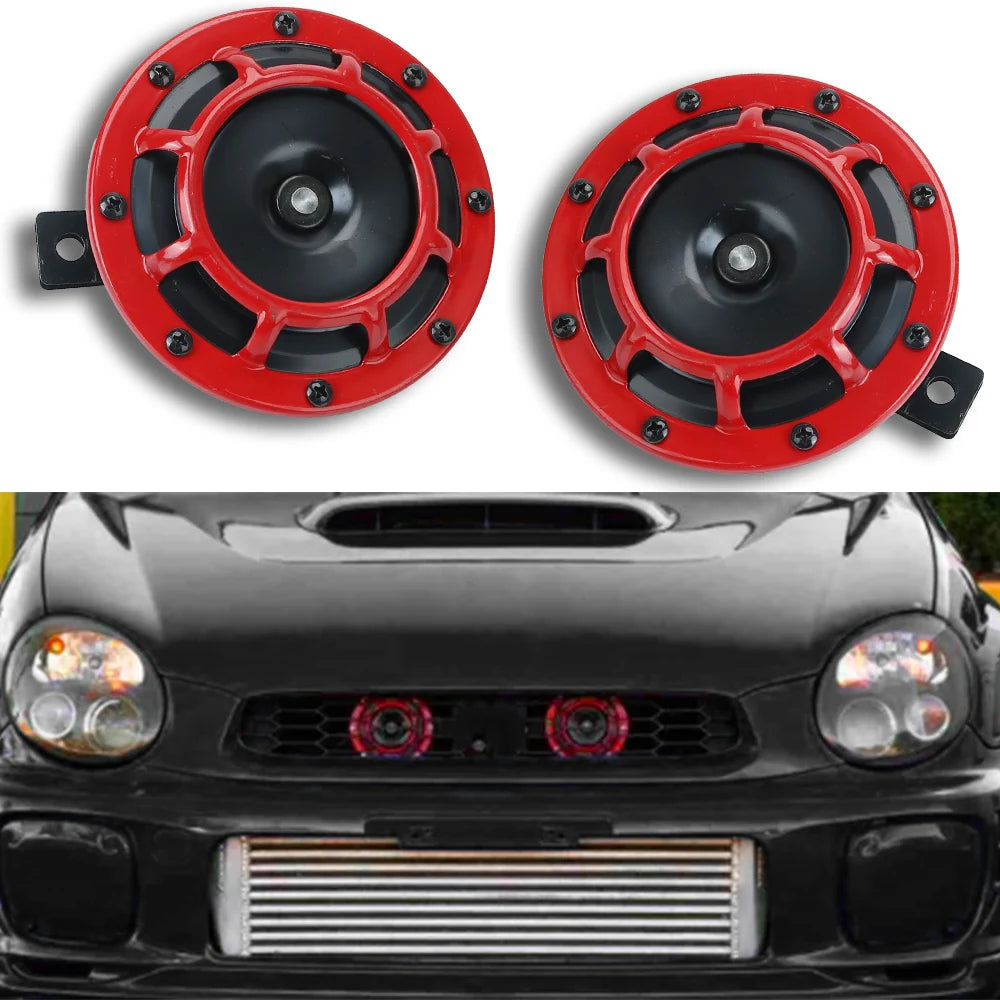 Loud Universal Car Horn Cool Scheme Electricity 1Pair Motorcycle Zpaxo