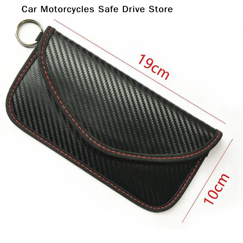 CM1Pcs Black Faraday Bag Cage Pouch Signal Blocking Wallet Phone Case