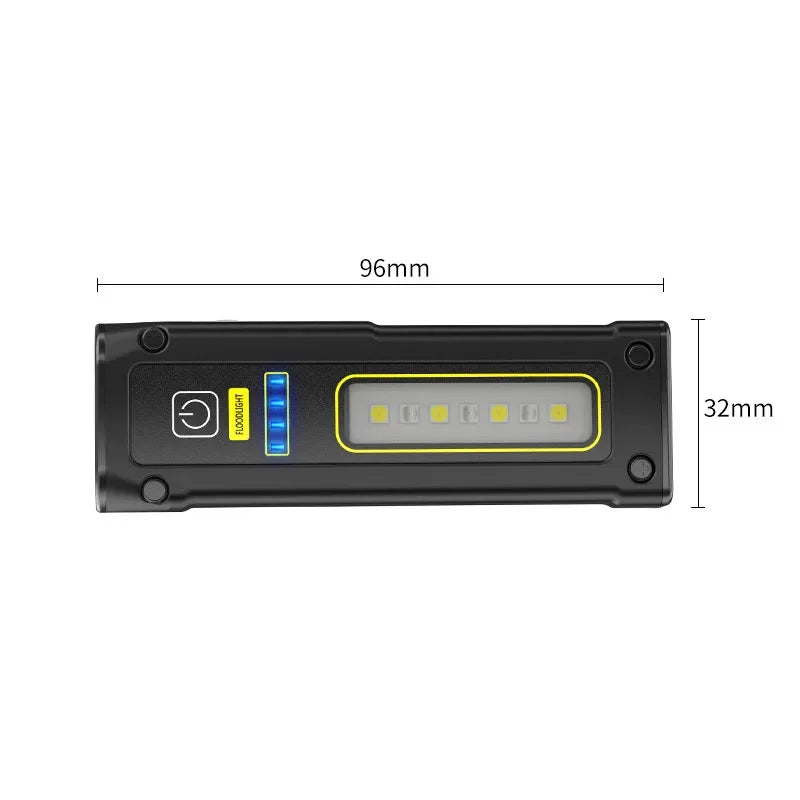 ESMARTER Mini LED Flashlight – Magnetic, 600 Lm, Power Bank