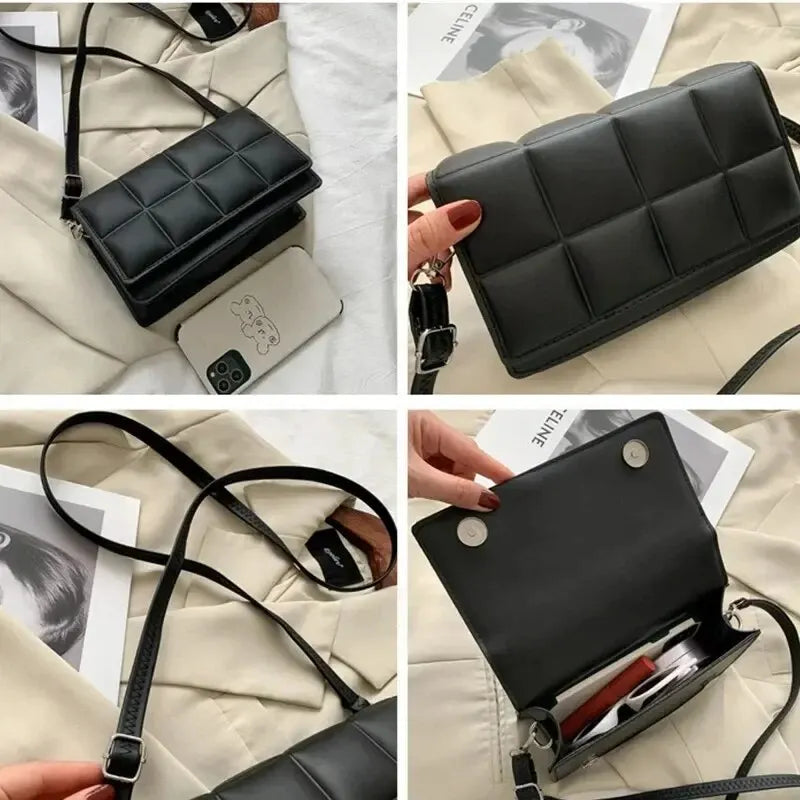 Fashion Designer Women Shoulder Bag Small PU Leather Female Crossbody