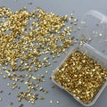 Stone Craft Glitter Metallic Chips – Nail Art, Epoxy & DIY Flakes Craft Glitter Flakes Zpaxo gold