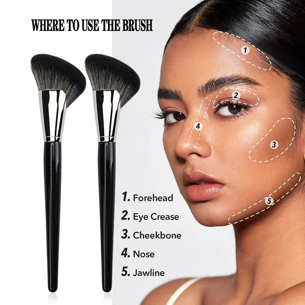Fluffy Soft Large Powder Brush Blusher Repair Multi-function Beginner Zpaxo