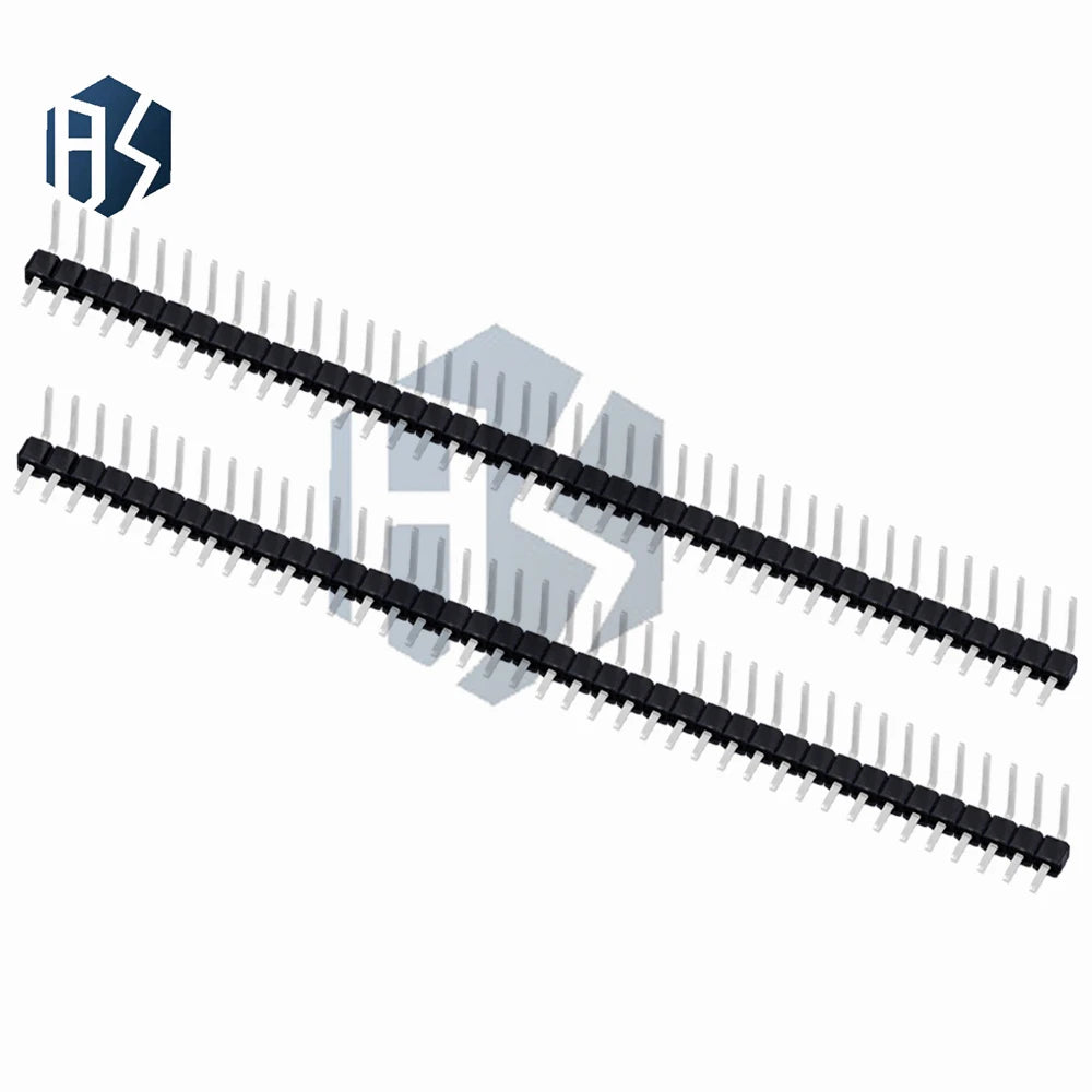 40 Pin 1x40 Single Row Male Breakable Header Right Angle Connector Zpaxo