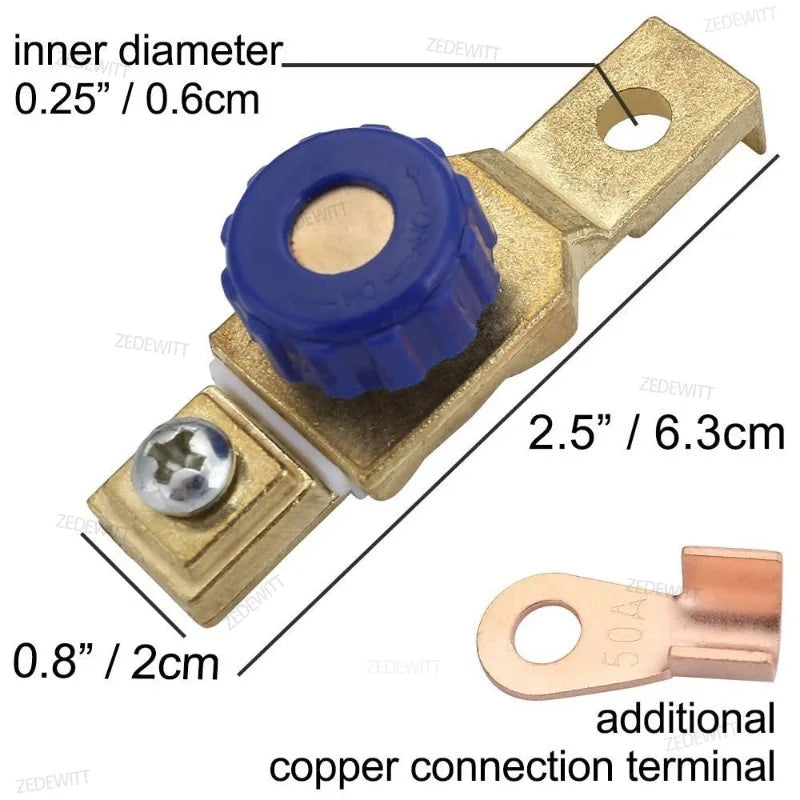 12V 80A Battery Disconnect Switch – Car & Motorcycle Kill Switch