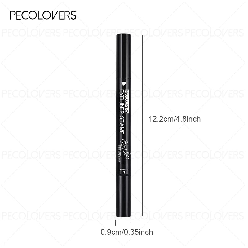 Liquid Eyeliner Stamp Waterproof Slim Gel Felt Tip Heart Star Zpaxo
