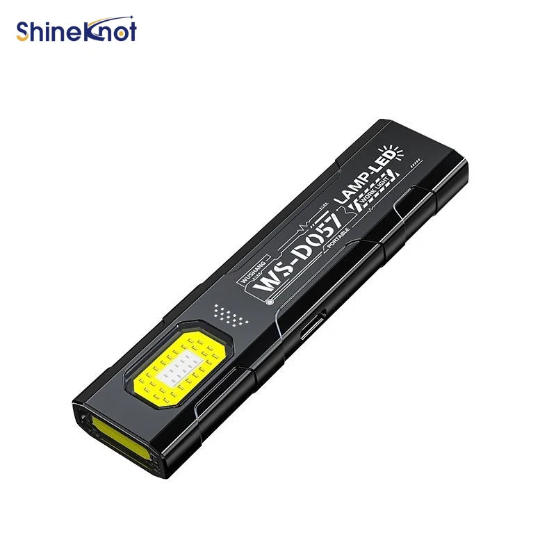SHINEKNOT Rechargeable Magnetic Work Flashlight – 160 Lm LED