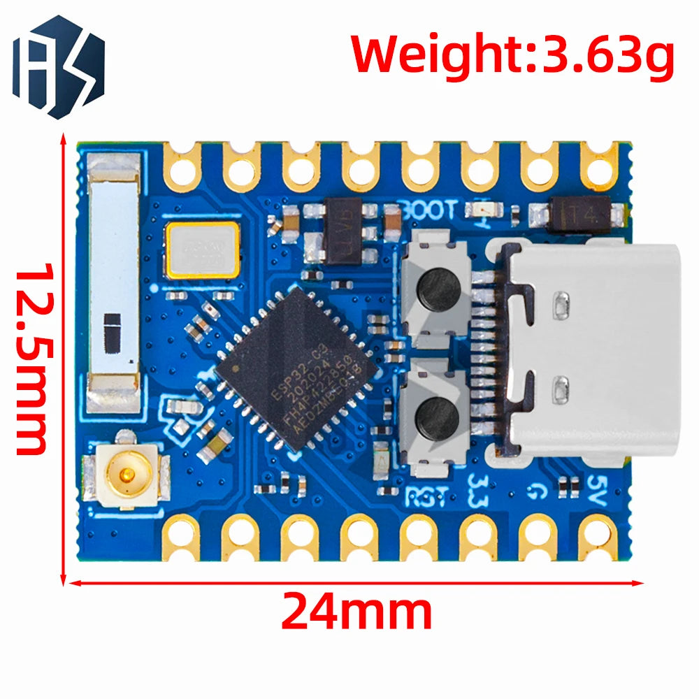 ESP32-C3 PRO MINI development board onboard ESP32-C3FH4 chip module WiFi Bluetooth development board Zpaxo