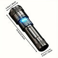 ESMARTER 1000 Lumen Zoom LED Flashlight USB Rechargeable Torch