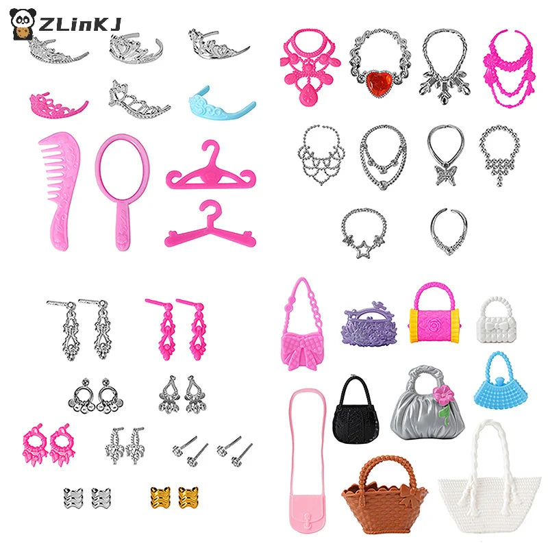 Universal Earrings Bracelets Crown 1 6 Doll Accessories Fashion Zpaxo