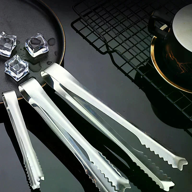 Stainless Steel Kitchen Food Meat Non-slip Non-stick Steak Clamp Zpaxo